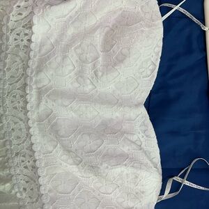 Elegant White Lace Bralette